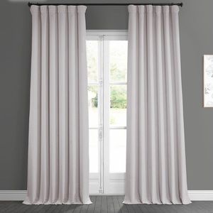 Neutral Beige Textured Black-Out Curtains